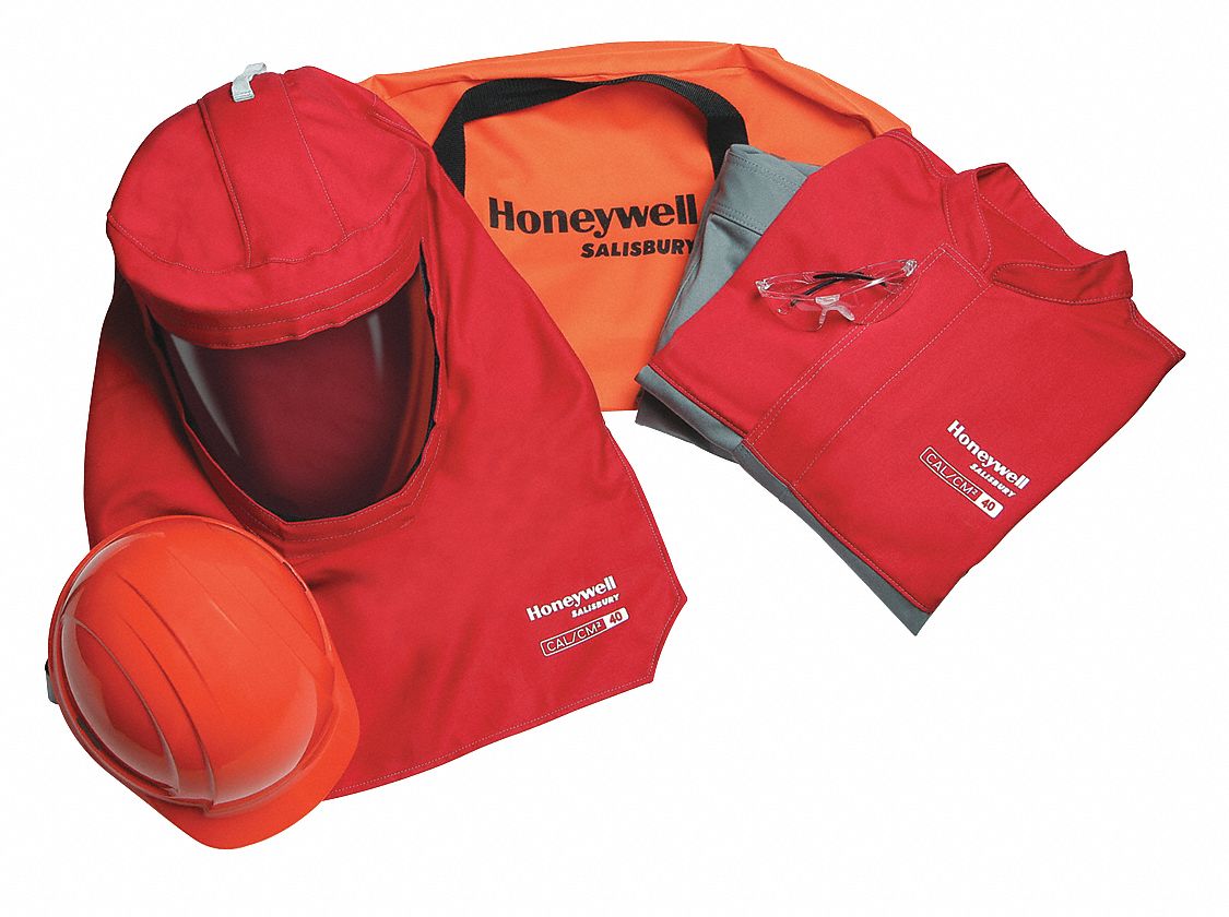 HONEYWELL SALISBURY, L, 40 cal/sq cm ATPV, Arc Flash Clothing Kit