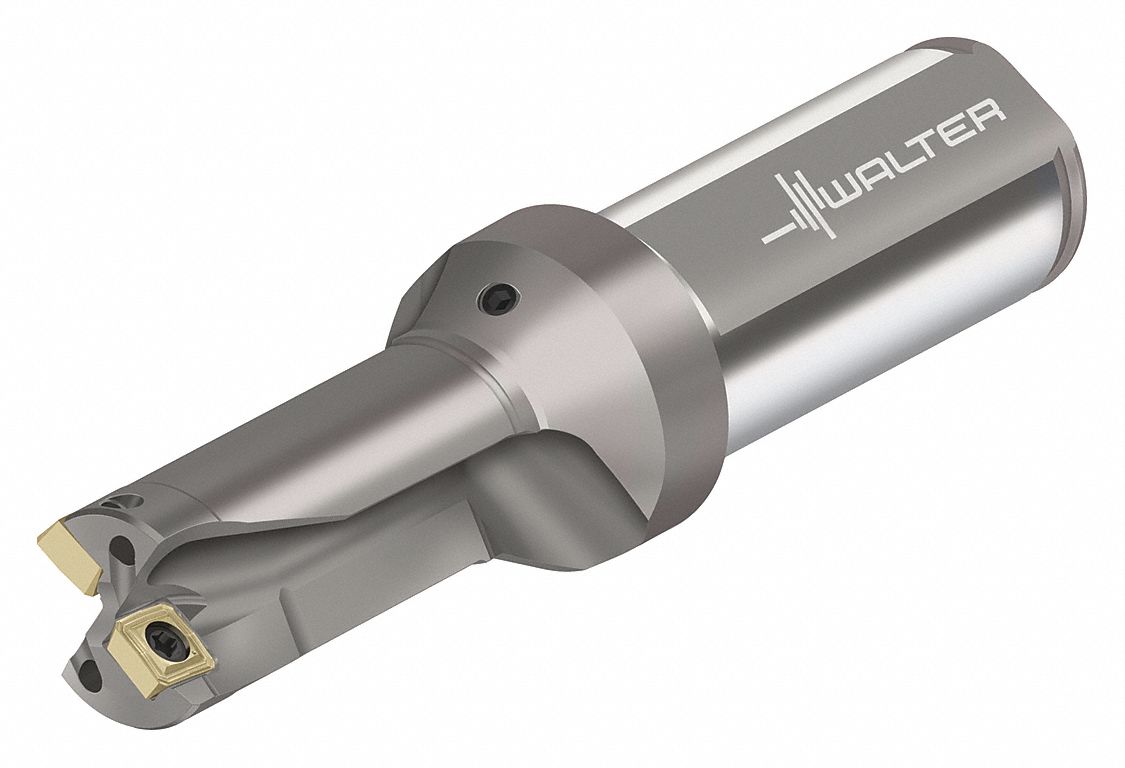 Indexable Drill Bit for General Drilling: 16.00mm Max. Drill Dia., 2xD, 25.00mm Shank Dia.