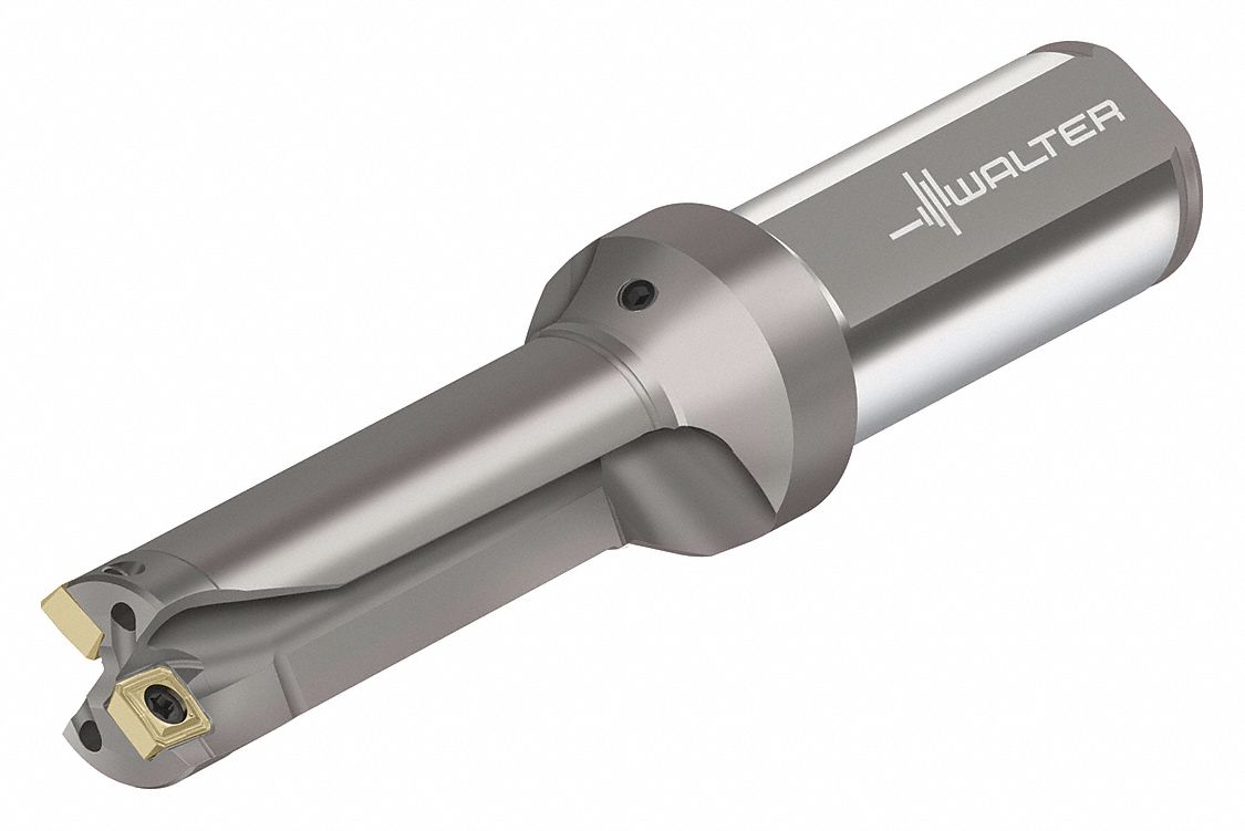 Indexable Drill Bit for General Drilling: 16.00mm Max. Drill Dia., 3xD, 25.00mm Shank Dia.