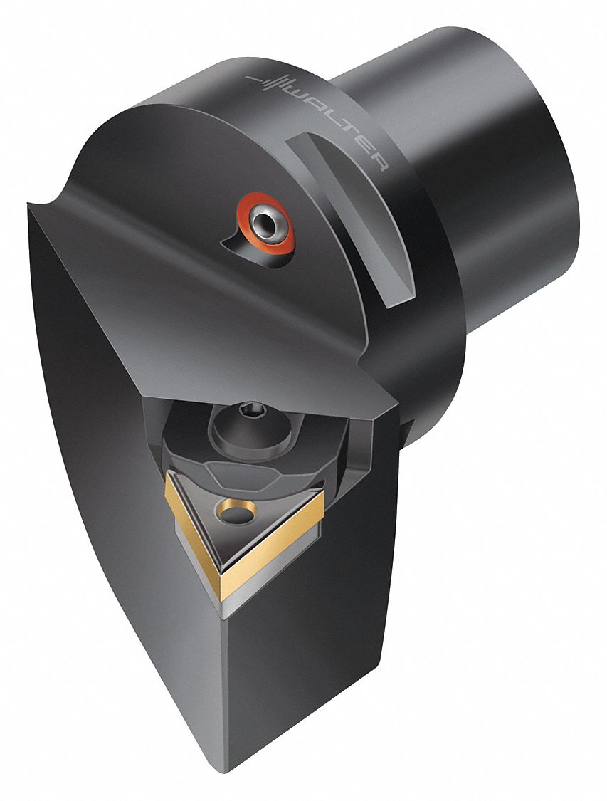 Indexable Cutting Unit Head for External Turning: Left Hand, 103.00mm Overall Lg