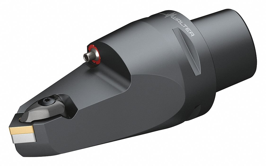 Indexable Cutting Unit Head for External Turning: Neutral, 128.00mm Overall Lg