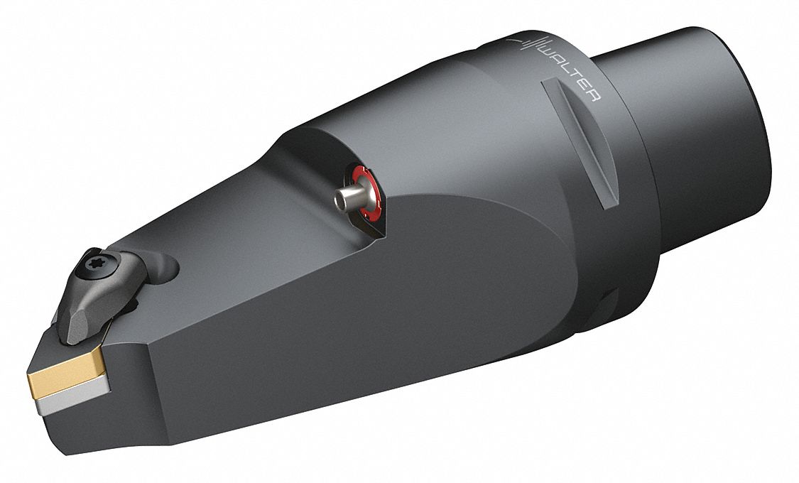 Indexable Cutting Unit Head for External Turning: Left Hand, 145.00mm Overall Lg