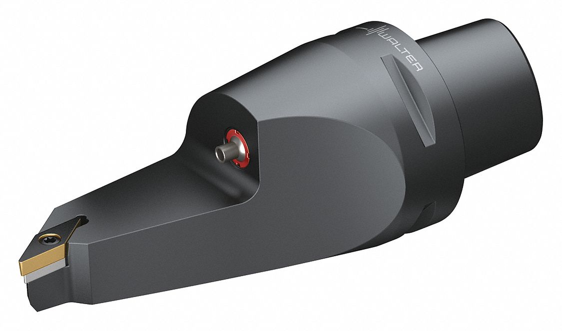 Indexable Cutting Unit Head for External Turning: Left Hand, 145.00mm Overall Lg