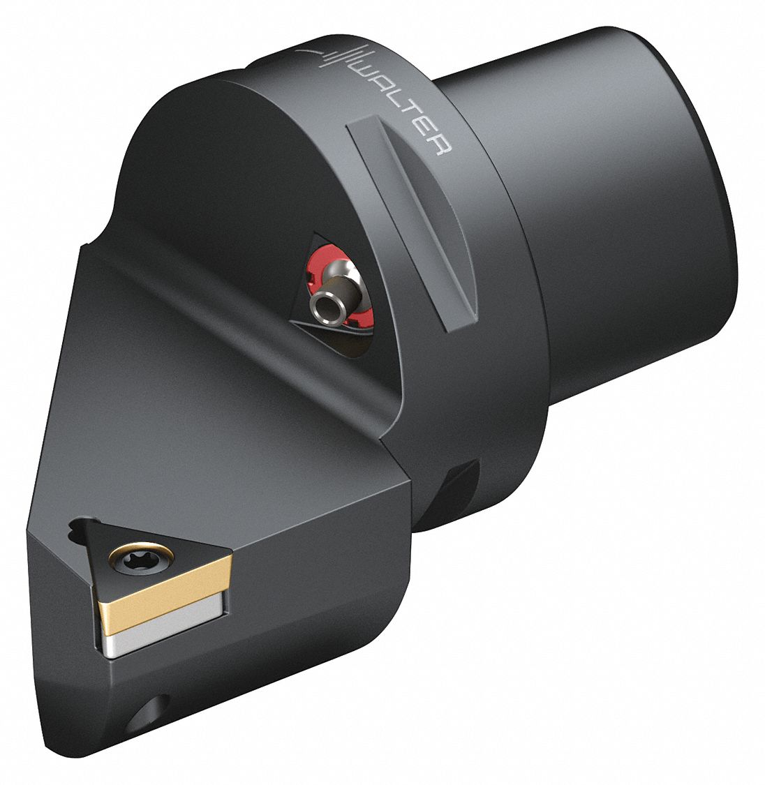 Indexable Cutting Unit Head for External Turning: Left Hand, 74.00mm Overall Lg