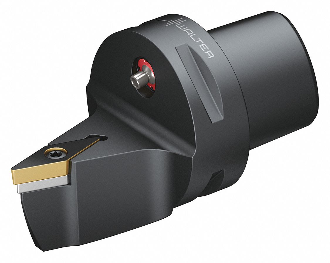 Indexable Cutting Unit Head for External Turning: Neutral, 103.00mm Overall Lg