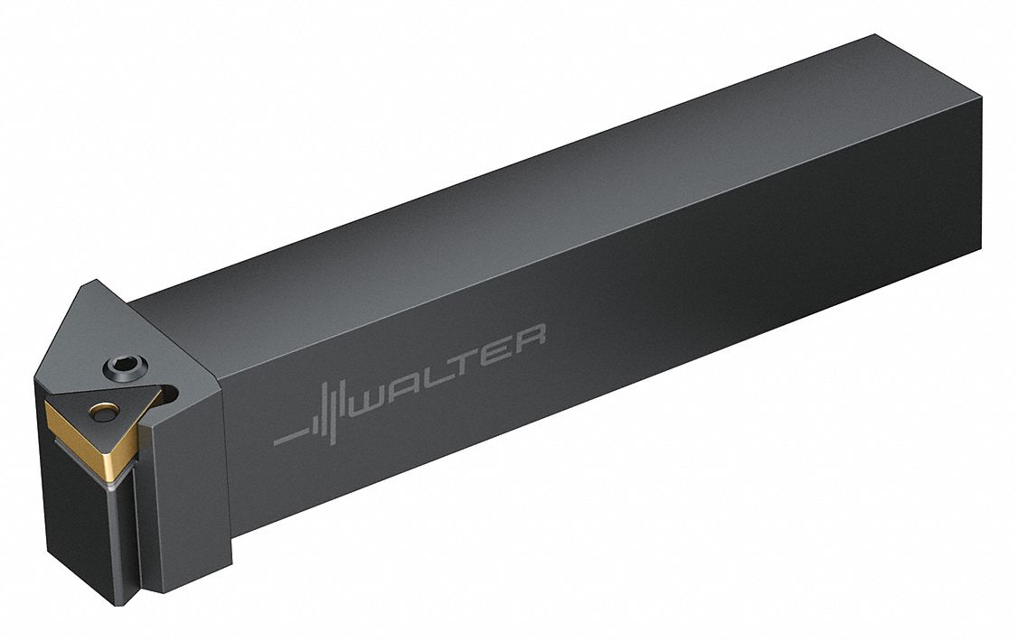 Indexable Turning and Profiling Tool Holder: PTFN Toolholder, Triangle, 90° Approach Angle