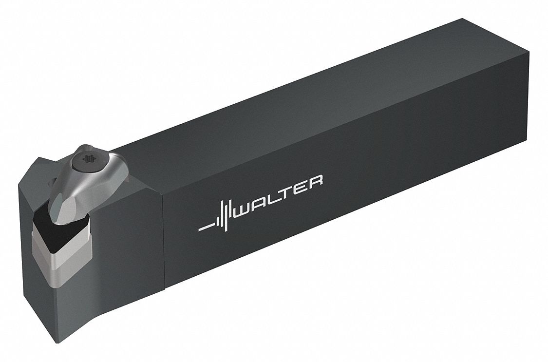 Indexable Turning and Profiling Tool Holder: DDQN Toolholder, 55° Diamond, 6" Overall Lg