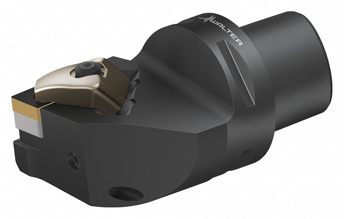 Indexable Cutting Unit Head for External Turning: Left Hand, Coolant Through