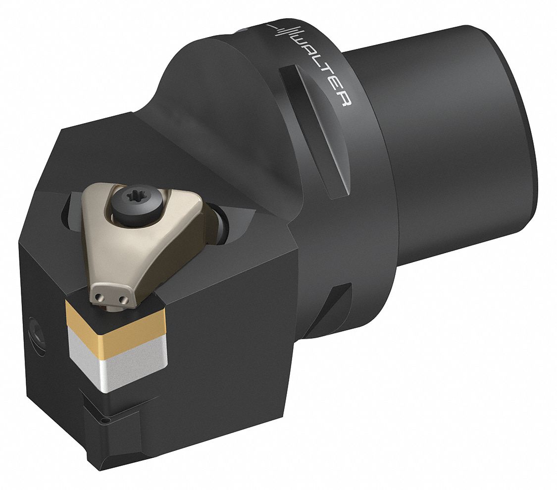 Indexable Cutting Unit Head for External Turning: Right Hand, Coolant Through