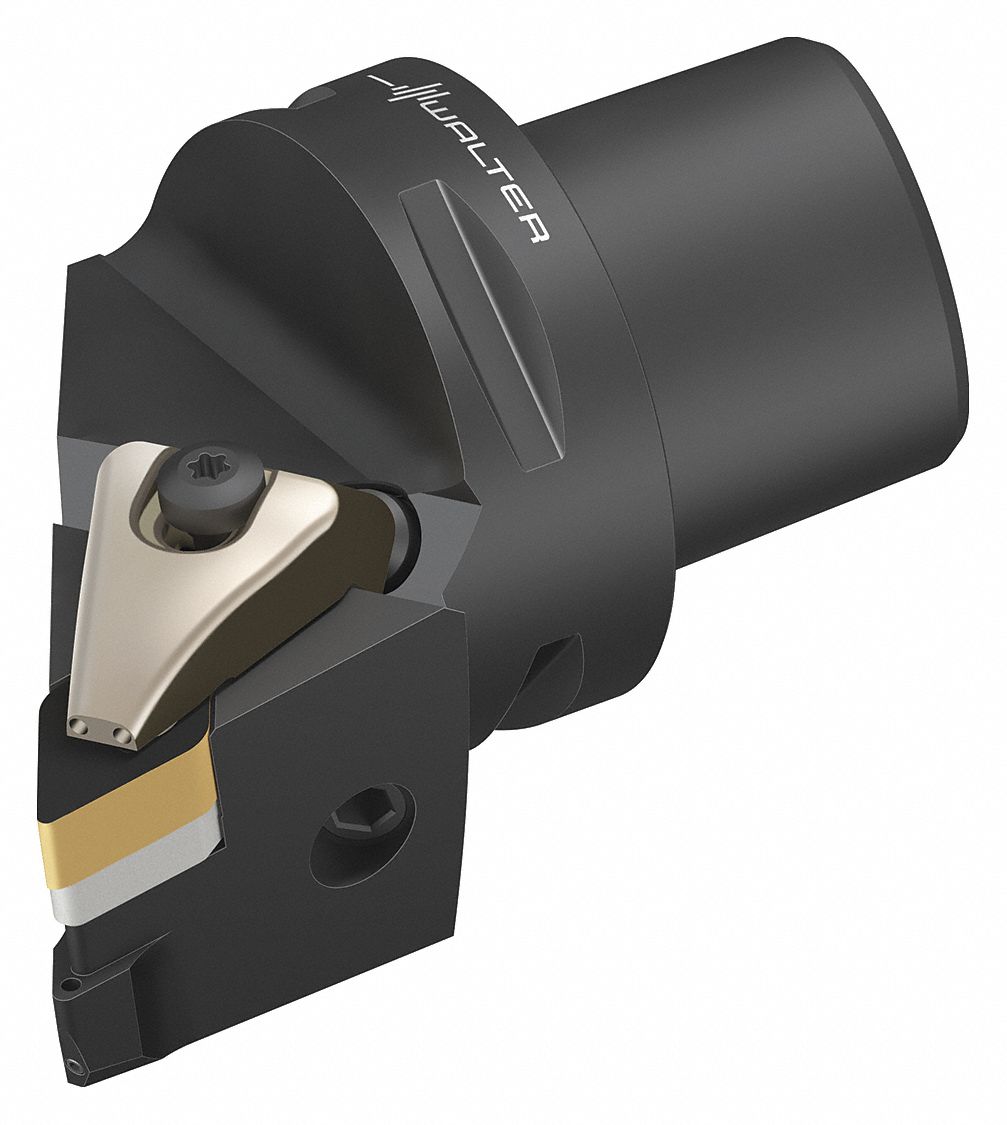 Indexable Cutting Unit Head for External Turning: Right Hand, Coolant Through