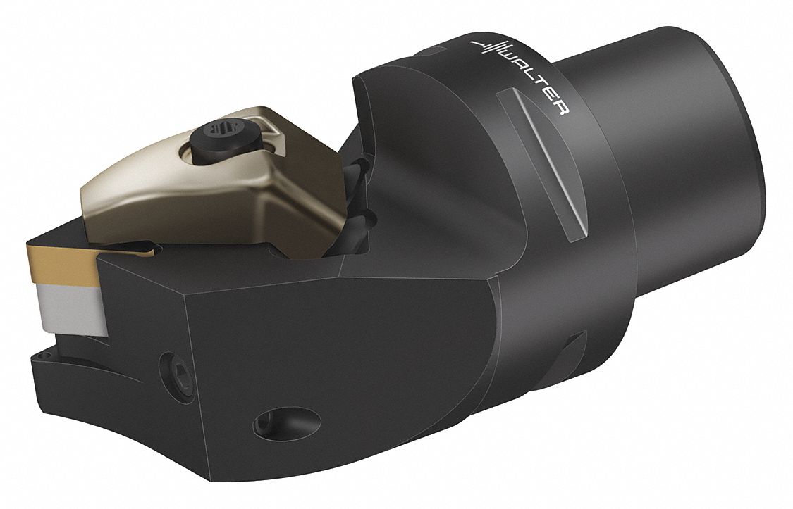 Indexable Cutting Unit Head for External Turning: Left Hand, Coolant Through