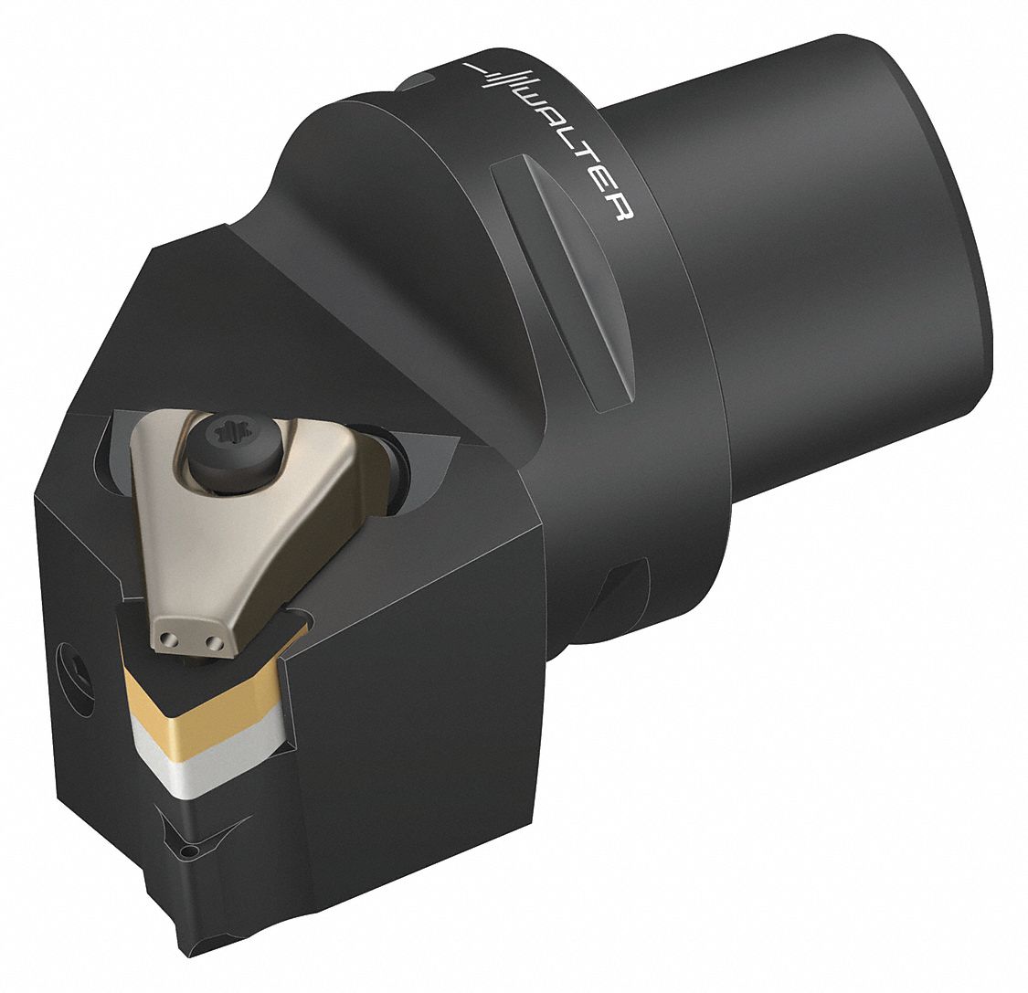 Indexable Cutting Unit Head for External Turning: Right Hand, Coolant Through