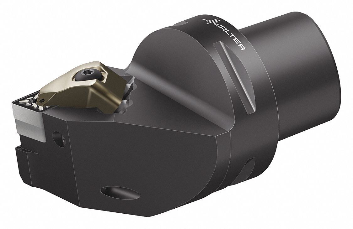 Indexable Cutting Unit Head for External Turning: Left Hand, Coolant Through