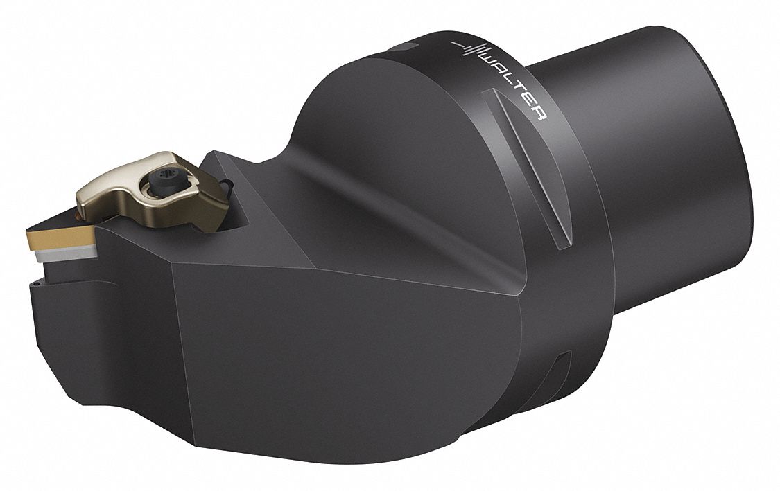 Indexable Cutting Unit Head for External Turning: Left Hand, Coolant Through