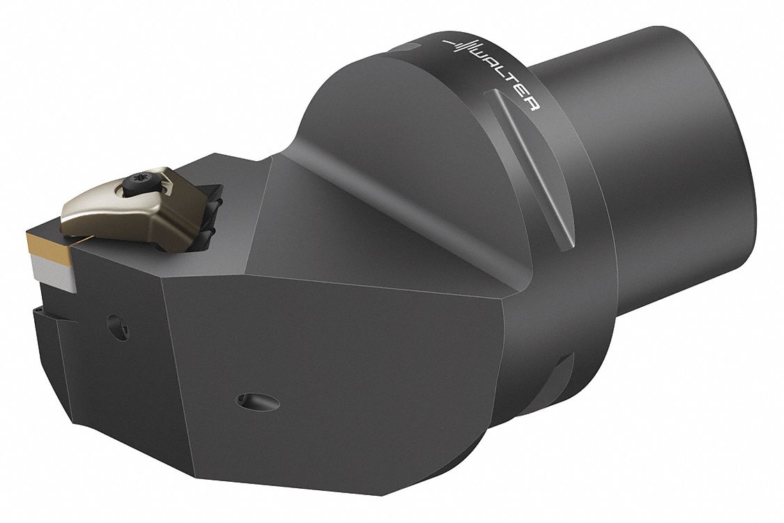 Indexable Cutting Unit Head for External Turning: Left Hand, Coolant Through