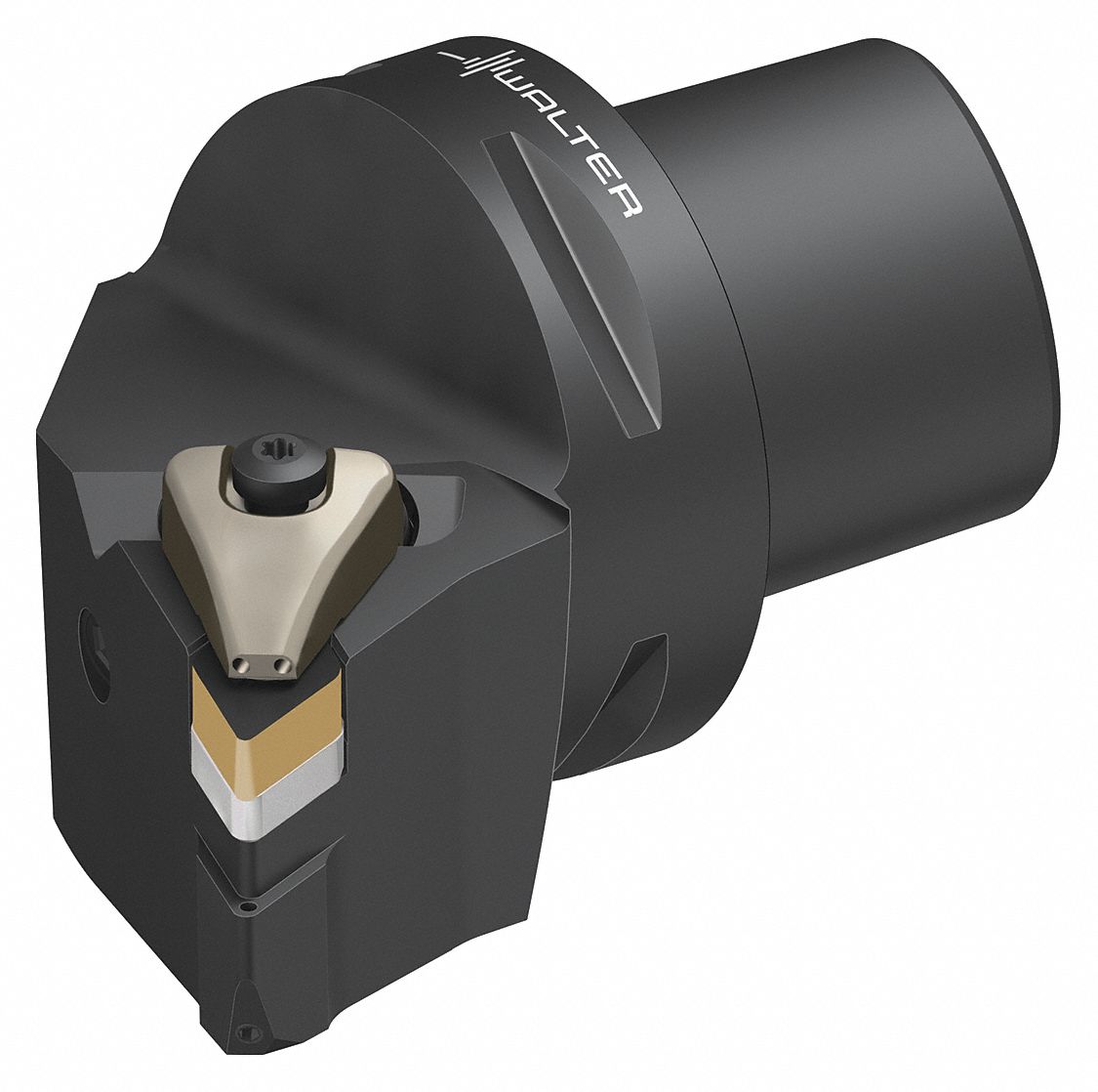 Indexable Cutting Unit Head for External Turning: Right Hand, Coolant Through