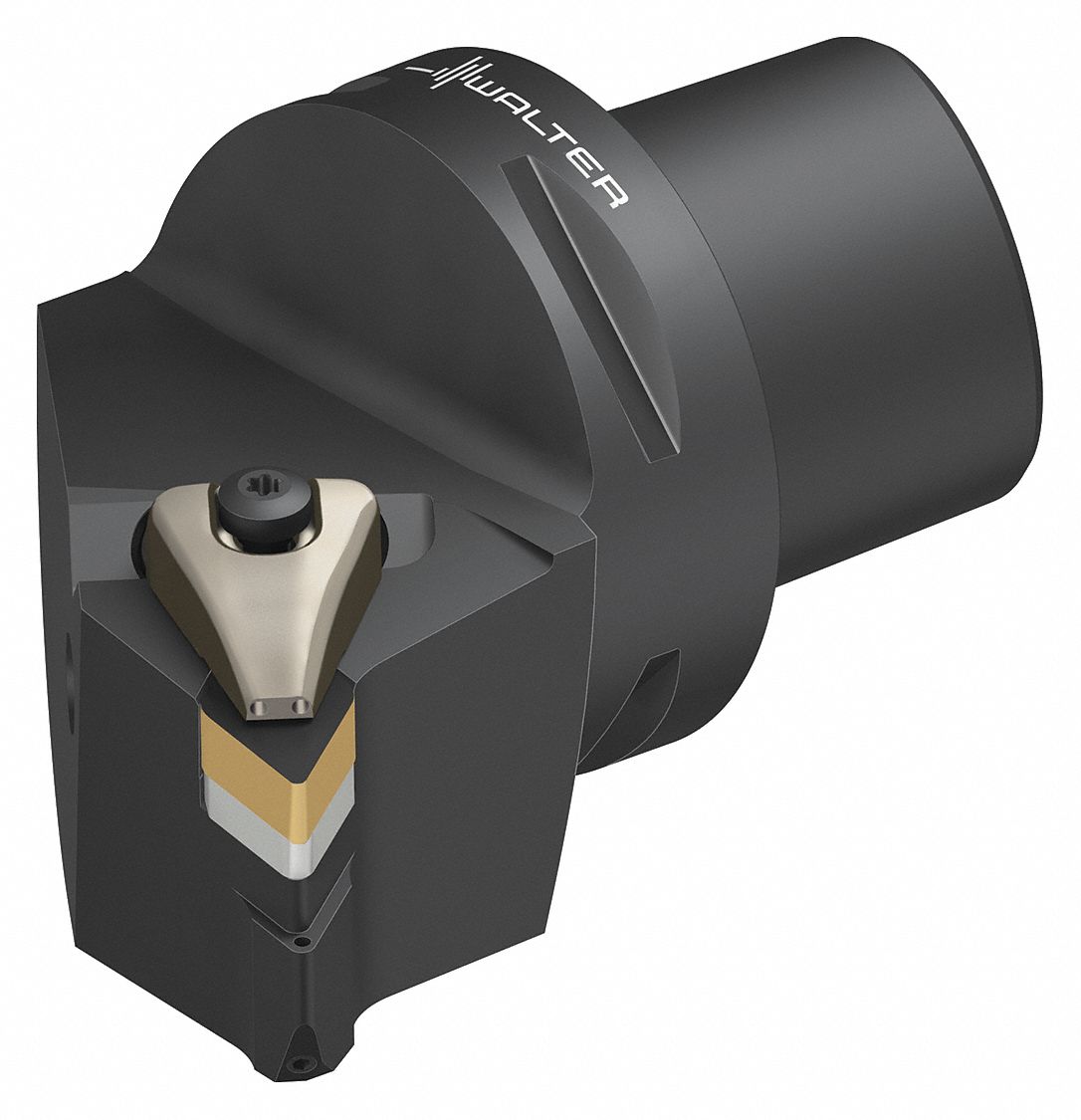 Indexable Cutting Unit Head for External Turning: Right Hand, Coolant Through