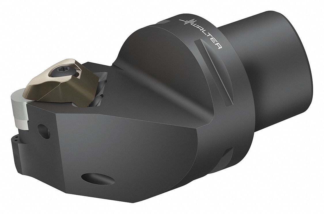 Indexable Cutting Unit Head for External Turning: Left Hand, Coolant Through