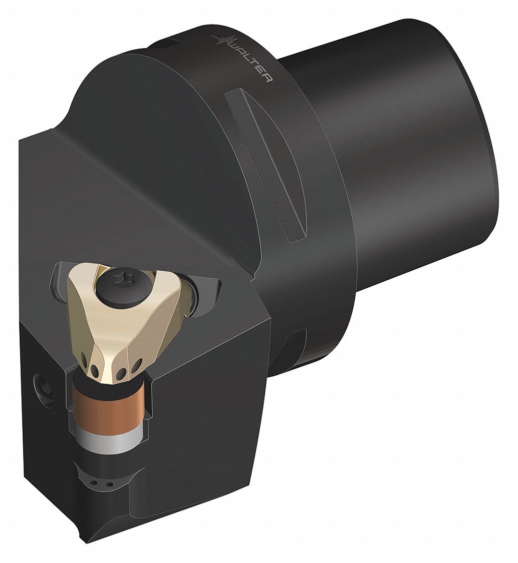 Indexable Cutting Unit Head for External Turning: Right Hand, Coolant Through