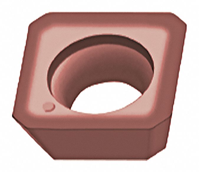 Square Milling Insert: 1/2 in Inscribed Circle, 3/16 in Thick