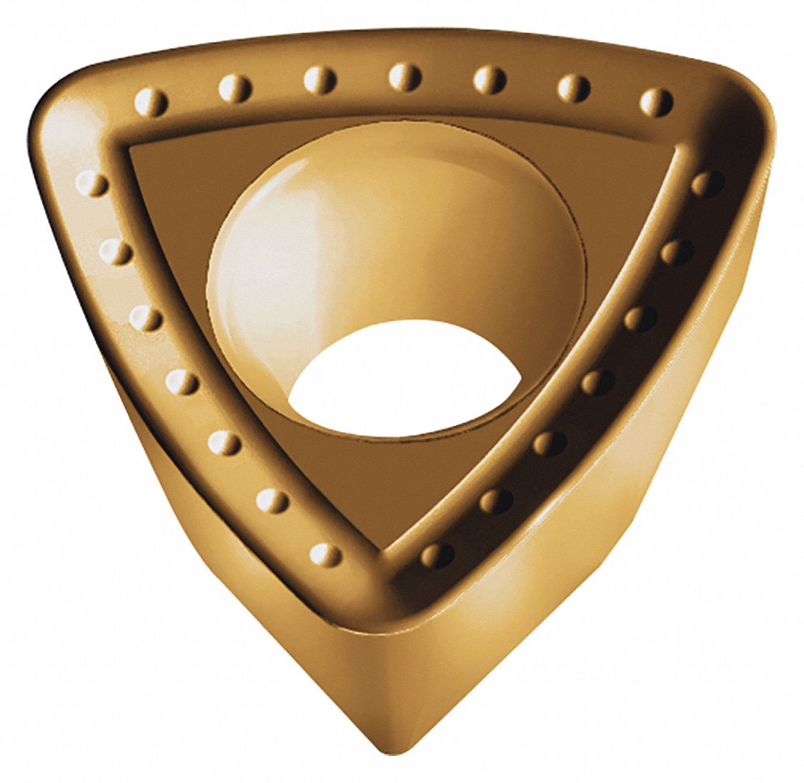 Triangle Milling Insert: 0.2660 in Inscribed Circle, 1/32 in Corner Radius, 1/8 in Thick