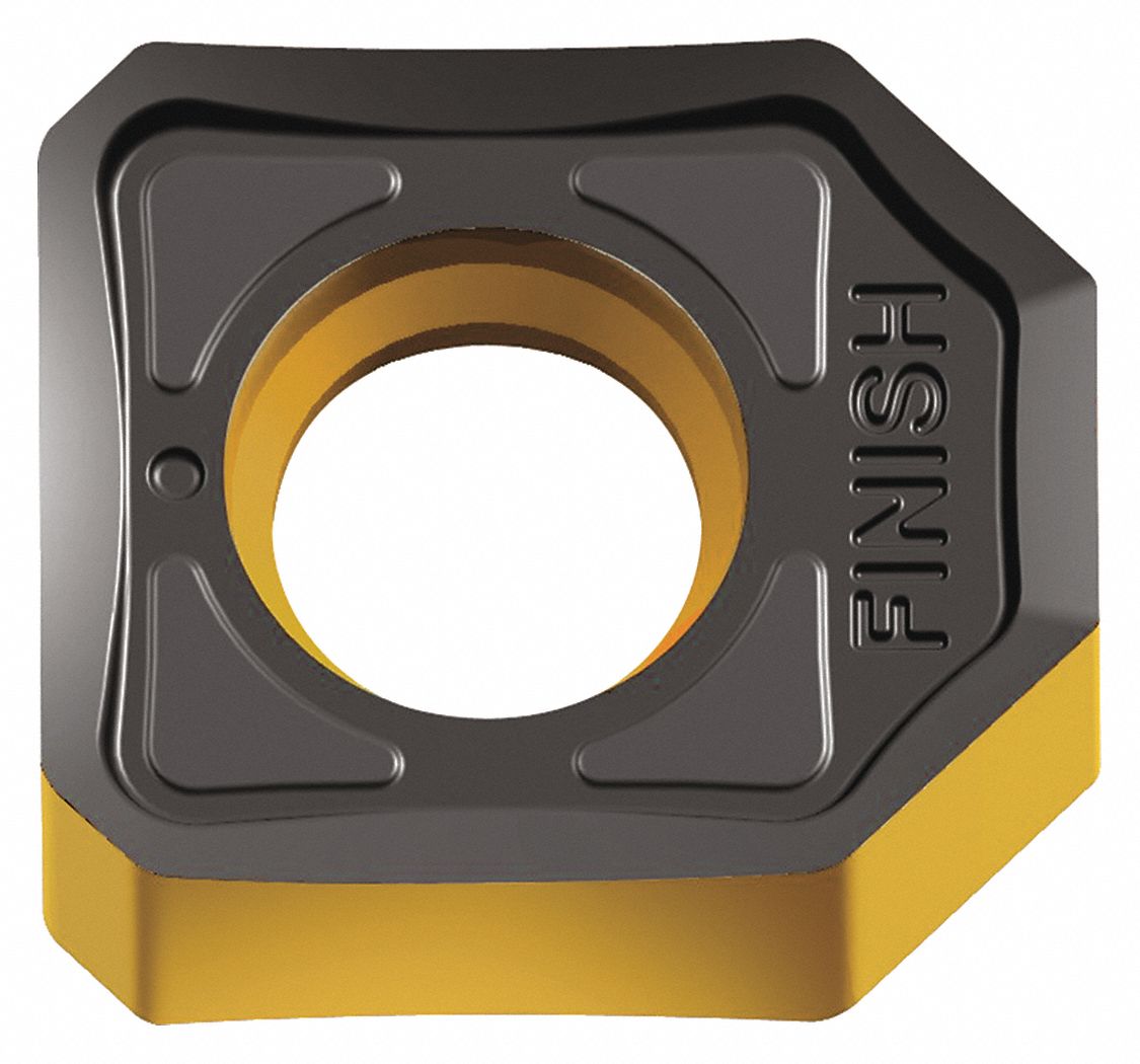 Specialty and Other Milling Insert: 1/2 in Inscribed Circle, 3/64 in Corner Radius, CVD
