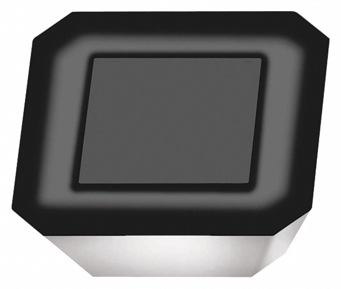 Square Milling Insert: 1/2 in Inscribed Circle, 0.0200 in Corner Radius, 1/8 in Thick