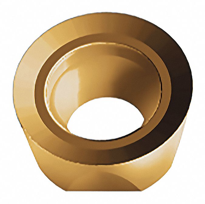 Round Milling Insert: 0.3940 in Inscribed Circle, 0.1970 in Corner Radius, 5/32 in Thick