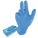 DISPOSABLE GLOVES, 12 IN L/8 MIL THICK, SZ 10/XL, BLUE, NITRILE, BX 50