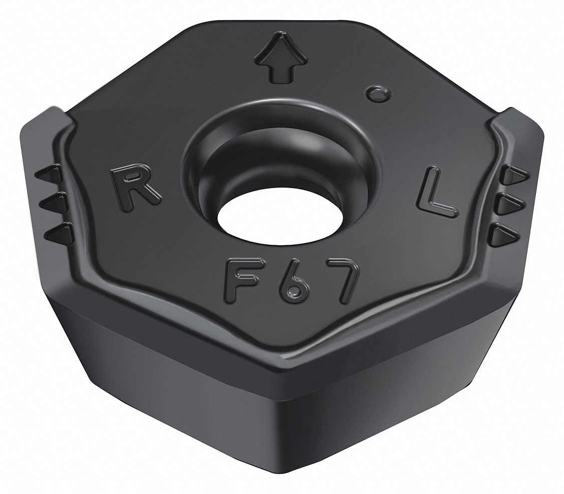 Pentagon Milling Insert: 0.5710 in Inscribed Circle, 1/32 in Corner Radius, 0.1970 in Thick