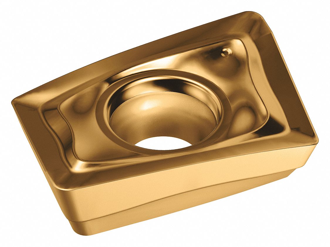 Rectangle Milling Insert: 0.2400 in Inscribed Circle, 1/64 in Corner Radius, 0.1020 in Thick