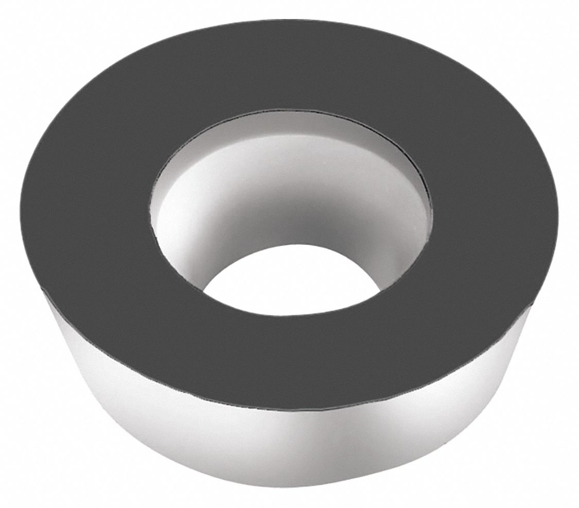 Round Milling Insert: 0.1970 in Inscribed Circle, 0.0980 in Corner Radius, 1/16 in Thick