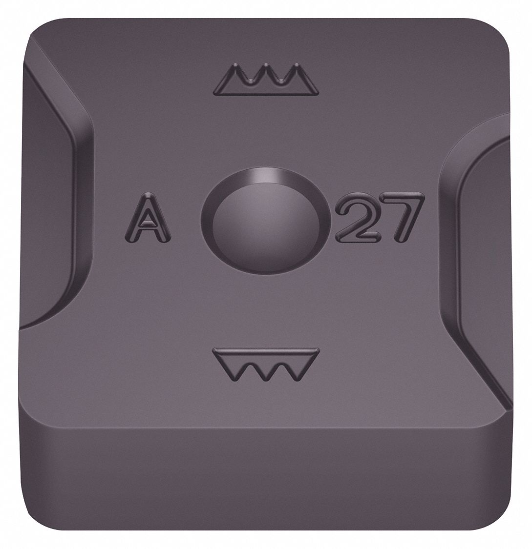 WALTER, 1/2 in Inscribed Circle, 3/64 in Corner Radius, Square Milling ...