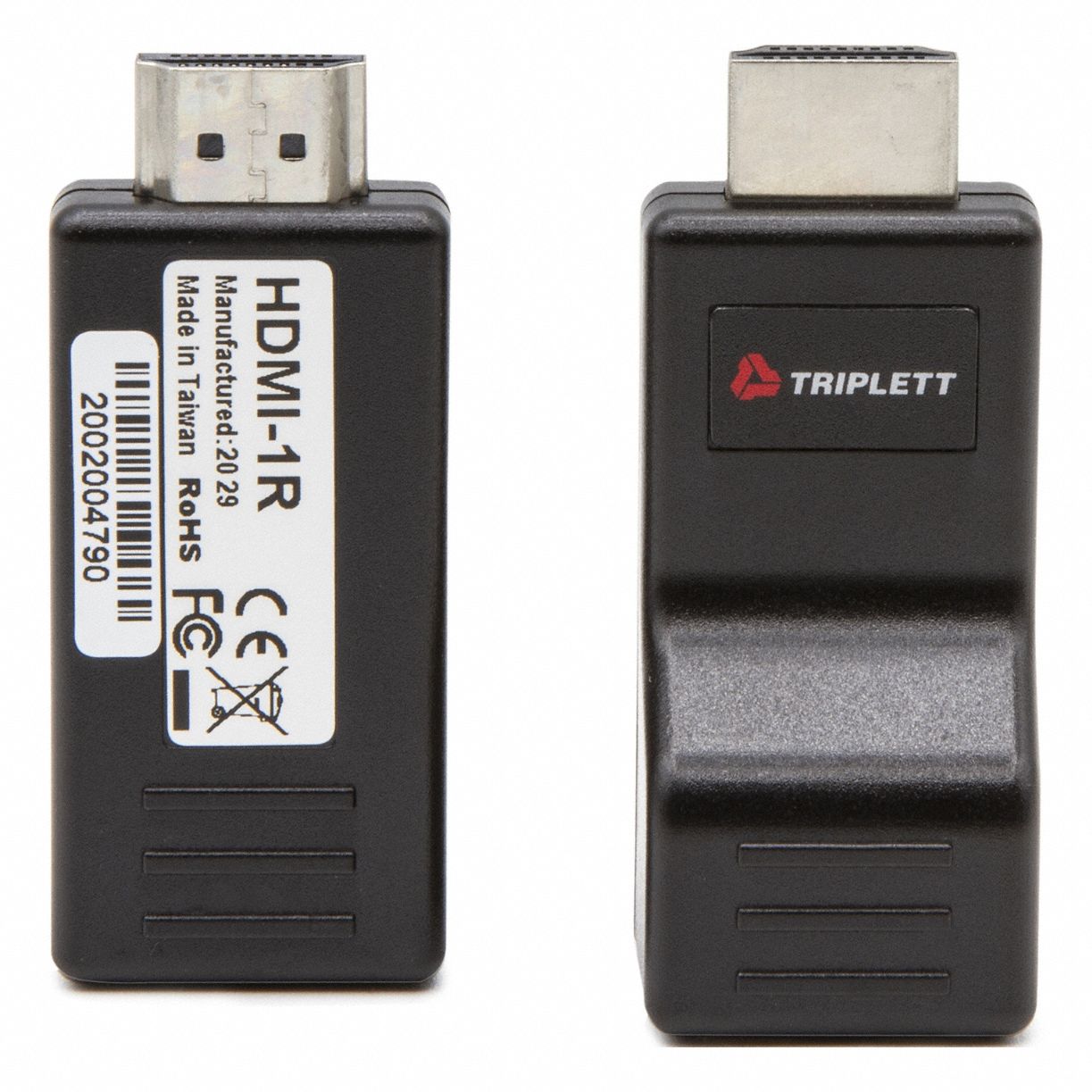TRIPLETT, 1 Ports, Black, HDMI Extender - 56RU02