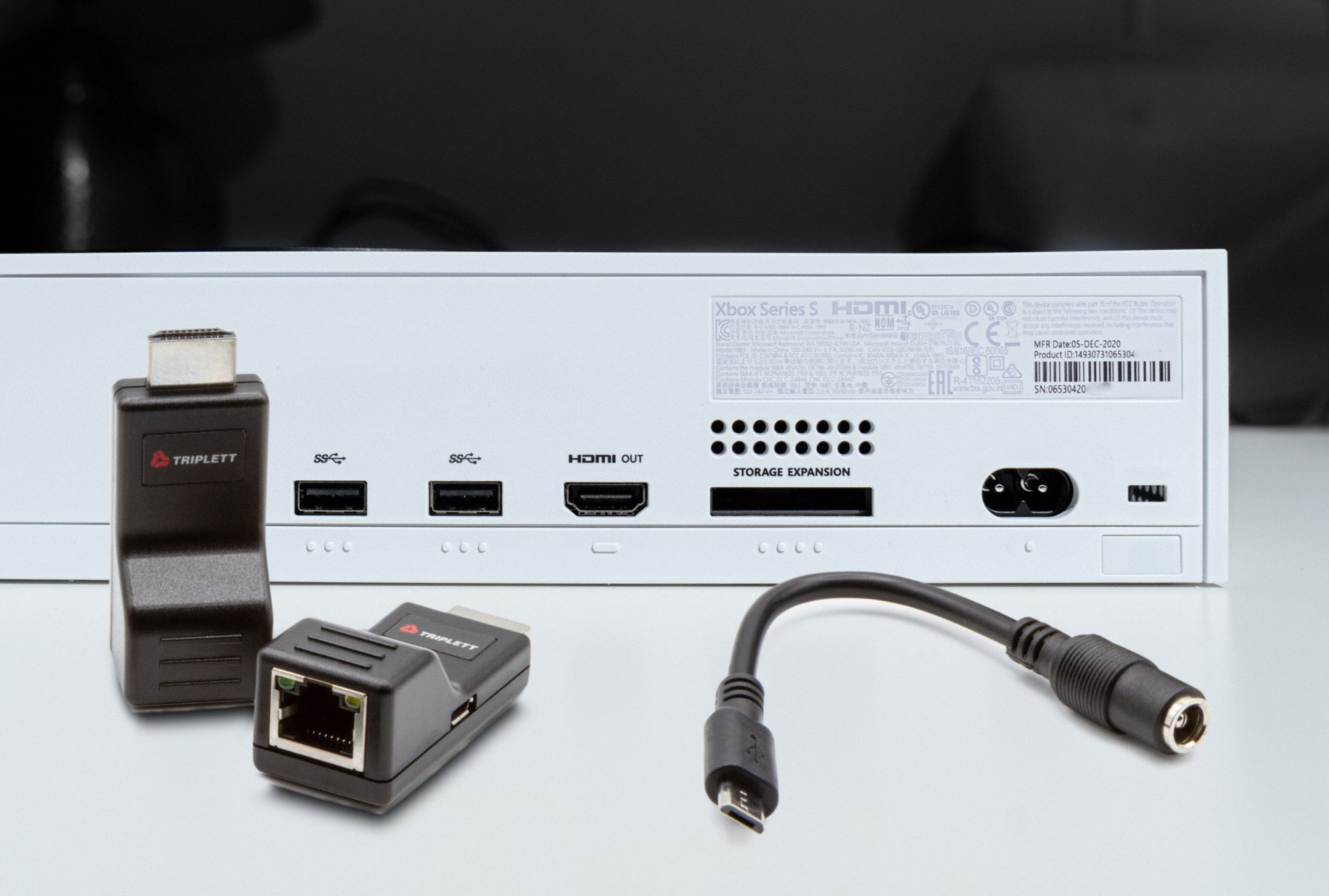 TRIPLETT, 1 Ports, Black, HDMI Extender - 56RU02