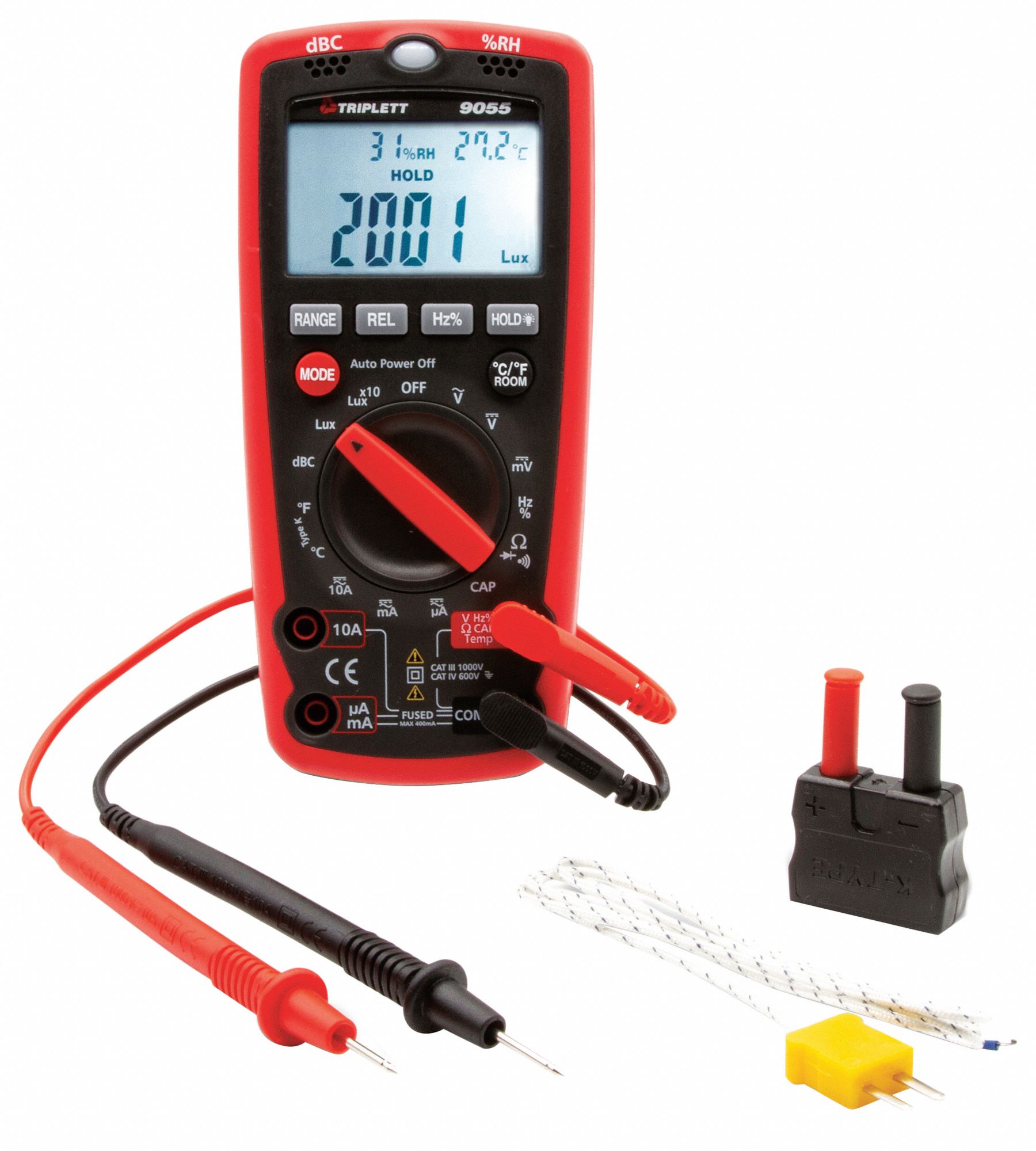 6-IN-1 ENVIRONMENTAL METER/MULTIMETER