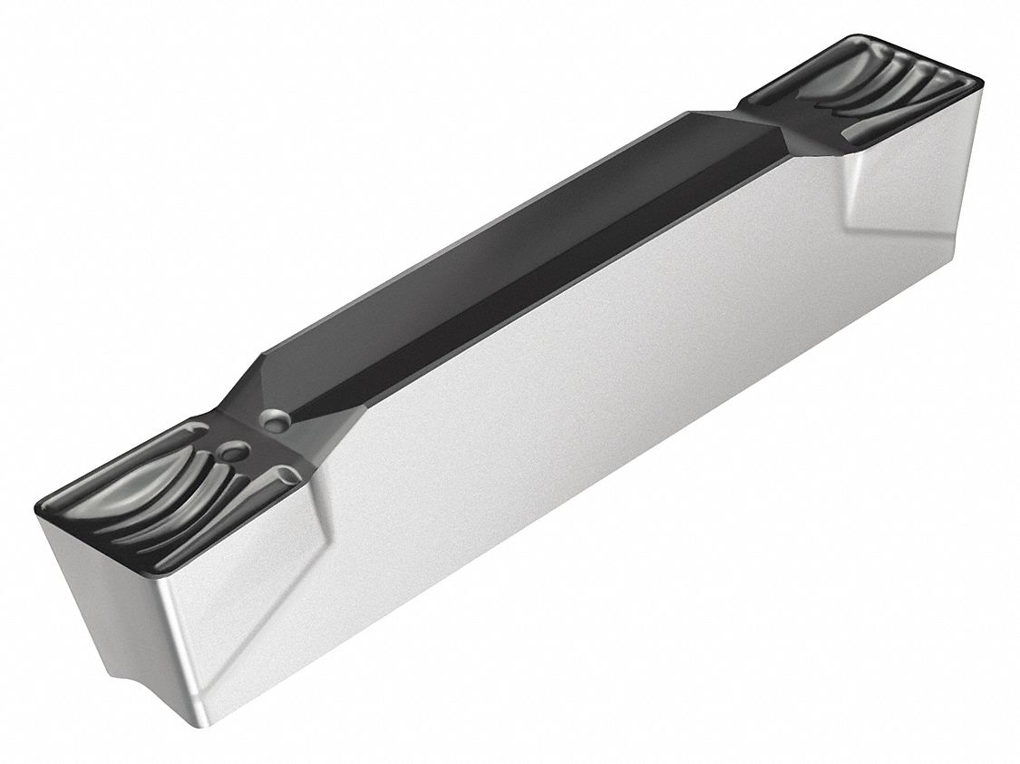 Indexable Parting and Grooving Insert: Neutral, 0.0790 in Max. Grooving Wd, UF4 Chip-Breaker