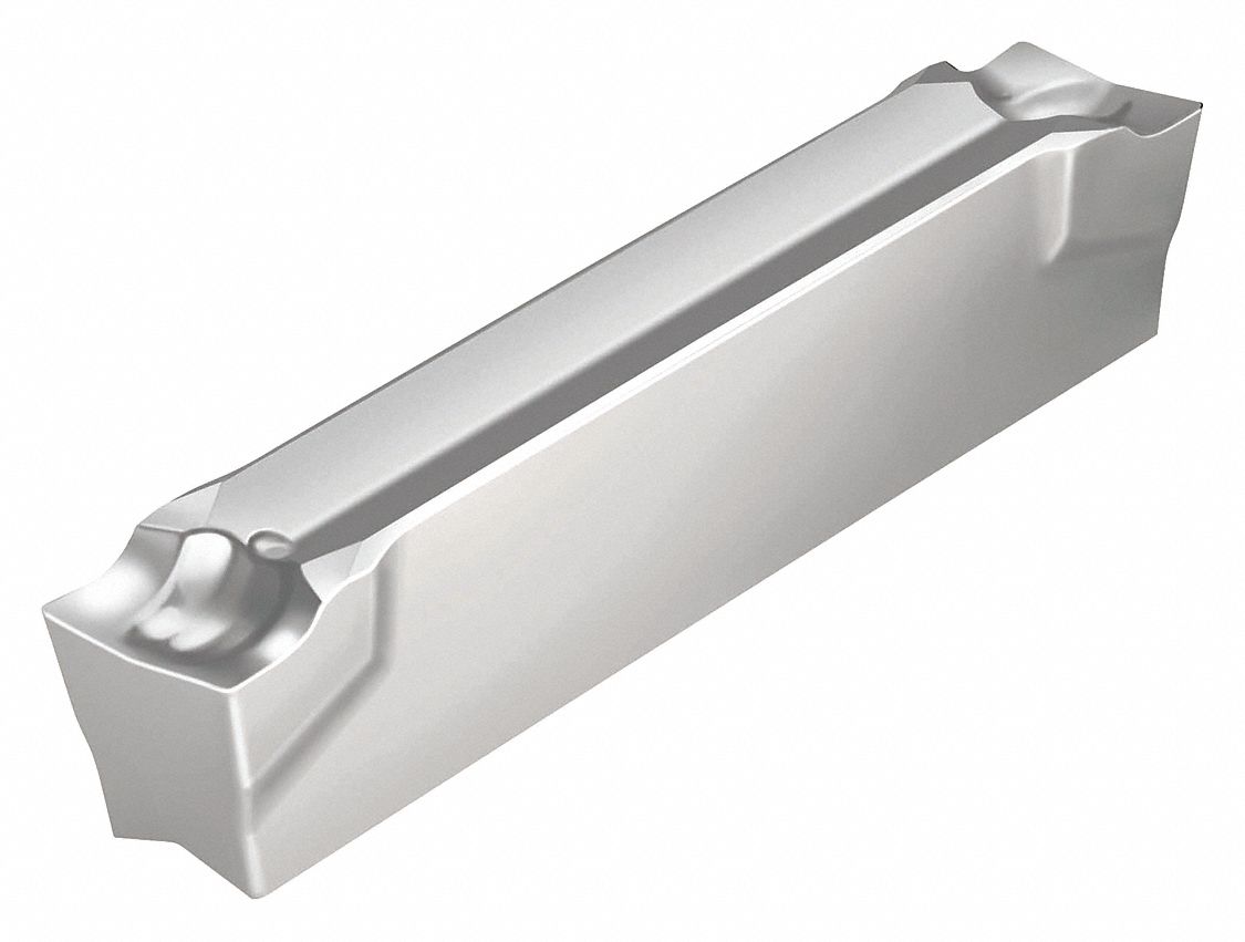 Indexable Parting and Grooving Insert: Neutral, 0.0790 in Max. Grooving Wd, CK8 Chip-Breaker