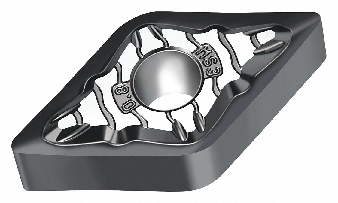 Diamond Turning Insert: DNMG Insert, Neutral, 1/4 in Thick, 1/32 in Corner Radius, WSM10S