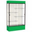 Floor Display Case, Green, 80" H, 48" L