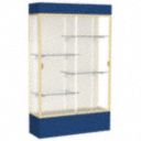 Floor Display Case, Navy Blue, 80" H, 48" L