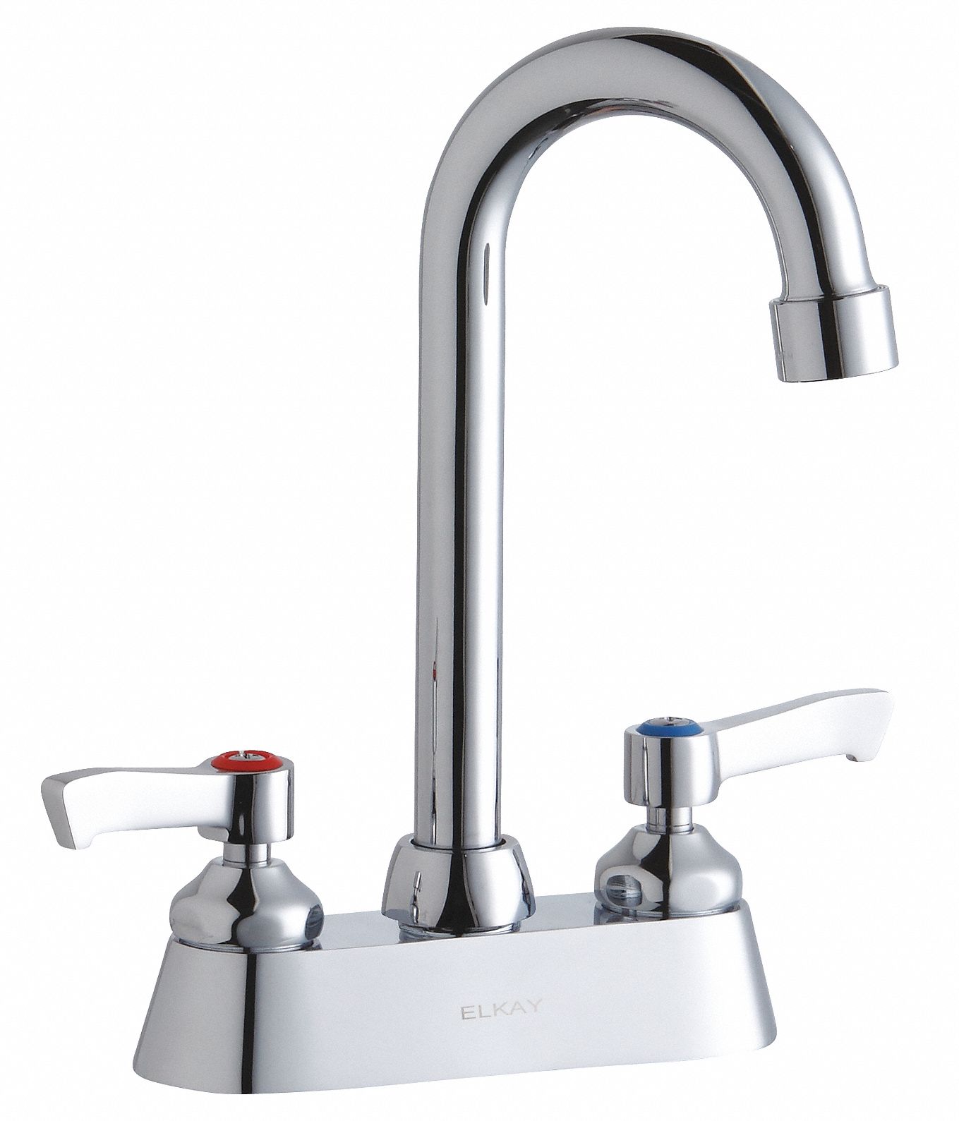 Lav Faucet Deck Mt,2" Handle 56UR23LK406GN04L2 Grainger