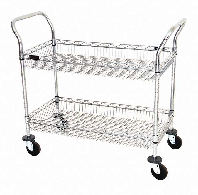 Utility Cart, Chrome