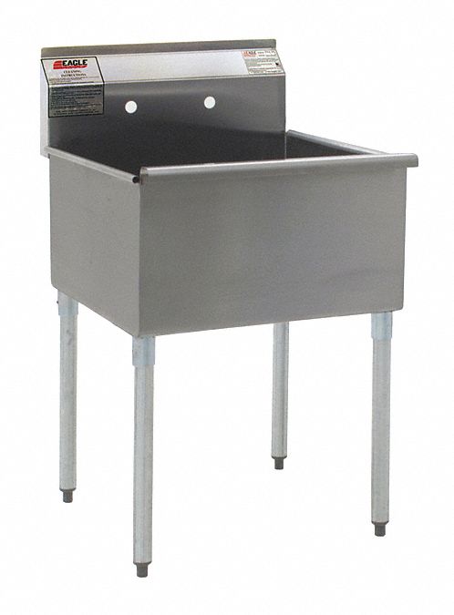 Utility Sink No DB 430 SS 18 Wx24 L