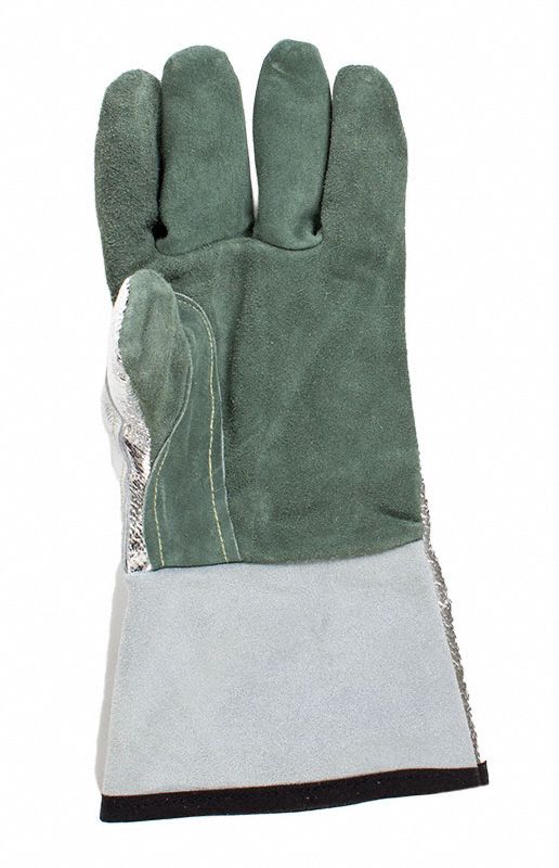 NATIONAL SAFETY APPAREL Aluminized Gloves Universal, Carbon Kevlar