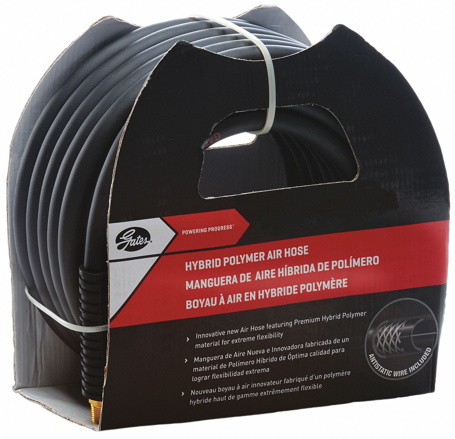 GATES Flexible Aluminum Air Duct Hose – 50mm X 1 Meter (7743-01050)