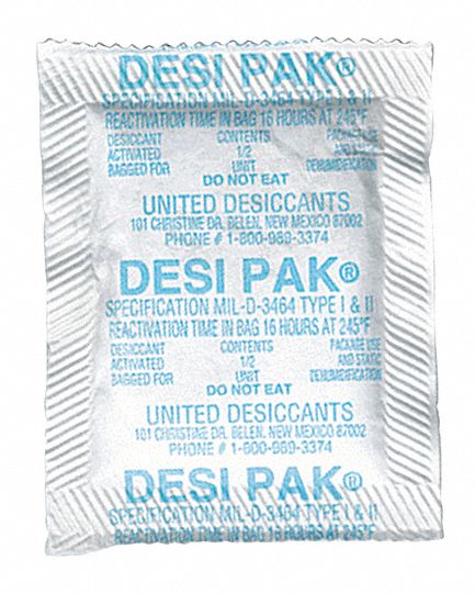 Desiccant Pak, Unit,