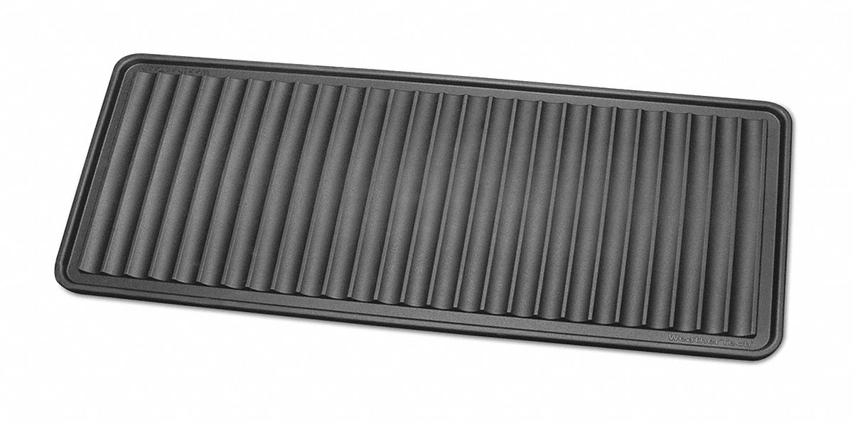 Boot Tray Mat, 16" x 36", Black