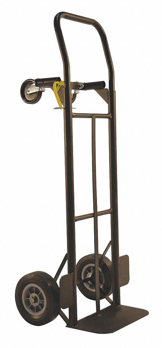 MILWAUKEE HAND TRUCKS, Convertible Truck,with 8",Solid Tires 56YK24