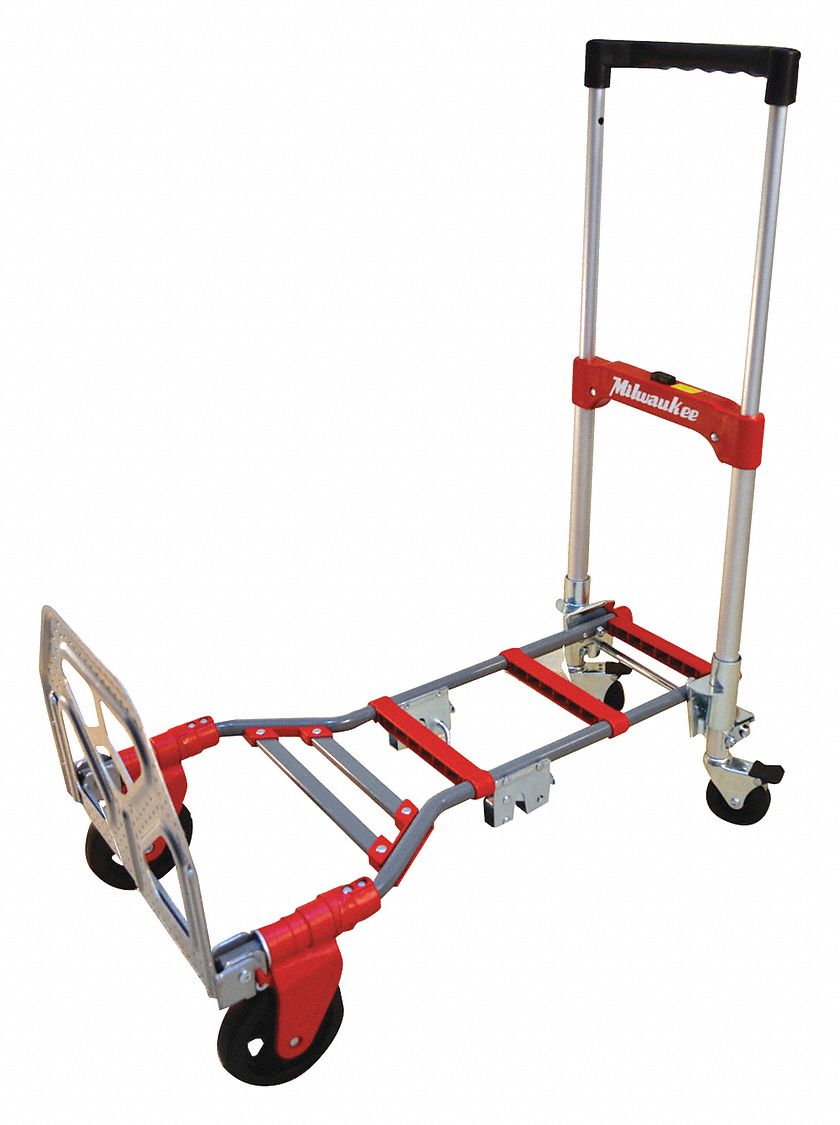 MILWAUKEE HAND TRUCKS, Fold up Convertible,2 in 1 56YK57DC73333